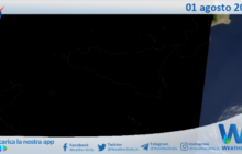 Meteo Sicilia: immagine satellitare Nasa di giovedì 01 agosto 2024