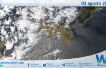 Meteo Sicilia: immagine satellitare Nasa di sabato 03 agosto 2024