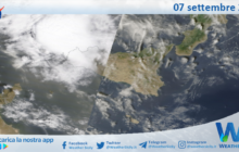 Meteo Sicilia: immagine satellitare Nasa di sabato 07 settembre 2024