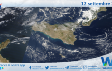 Meteo Sicilia: immagine satellitare Nasa di giovedì 12 settembre 2024