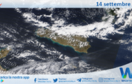 Meteo Sicilia: immagine satellitare Nasa di sabato 14 settembre 2024