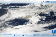 Meteo Sicilia: immagine satellitare Nasa di martedì 17 settembre 2024