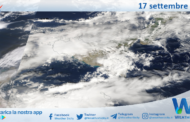 Meteo Sicilia: immagine satellitare Nasa di martedì 17 settembre 2024