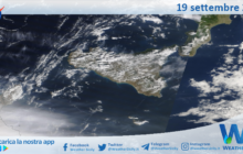 Meteo Sicilia: immagine satellitare Nasa di giovedì 19 settembre 2024