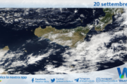 Meteo Sicilia: immagine satellitare Nasa di venerdì 20 settembre 2024