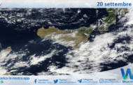 Meteo Sicilia: immagine satellitare Nasa di venerdì 20 settembre 2024