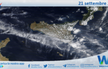 Meteo Sicilia: immagine satellitare Nasa di sabato 21 settembre 2024