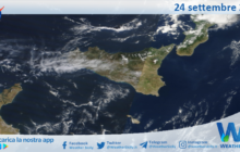 Meteo Sicilia: immagine satellitare Nasa di martedì 24 settembre 2024