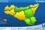 Meteo Sicilia: bollettino di allerta meteo per domani, mercoledì 23 ottobre 2024