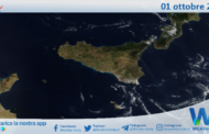 Meteo Sicilia: immagine satellitare Nasa di martedì 01 ottobre 2024