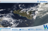 Meteo Sicilia: immagine satellitare Nasa di venerdì 11 ottobre 2024