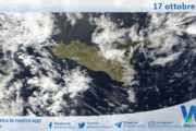 Meteo Sicilia: immagine satellitare Nasa di giovedì 17 ottobre 2024