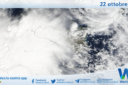 Meteo Sicilia: immagine satellitare Nasa di martedì 22 ottobre 2024