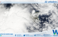 Meteo Sicilia: immagine satellitare Nasa di martedì 22 ottobre 2024