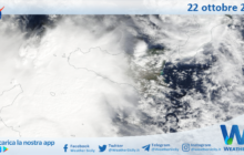 Meteo Sicilia: immagine satellitare Nasa di martedì 22 ottobre 2024