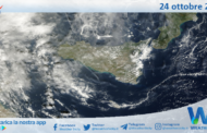 Meteo Sicilia: immagine satellitare Nasa di giovedì 24 ottobre 2024