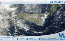 Meteo Sicilia: immagine satellitare Nasa di giovedì 24 ottobre 2024