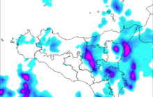 Meteo Sicilia: attesa qualche pioggia sparsa e calo termico nelle prossime ore