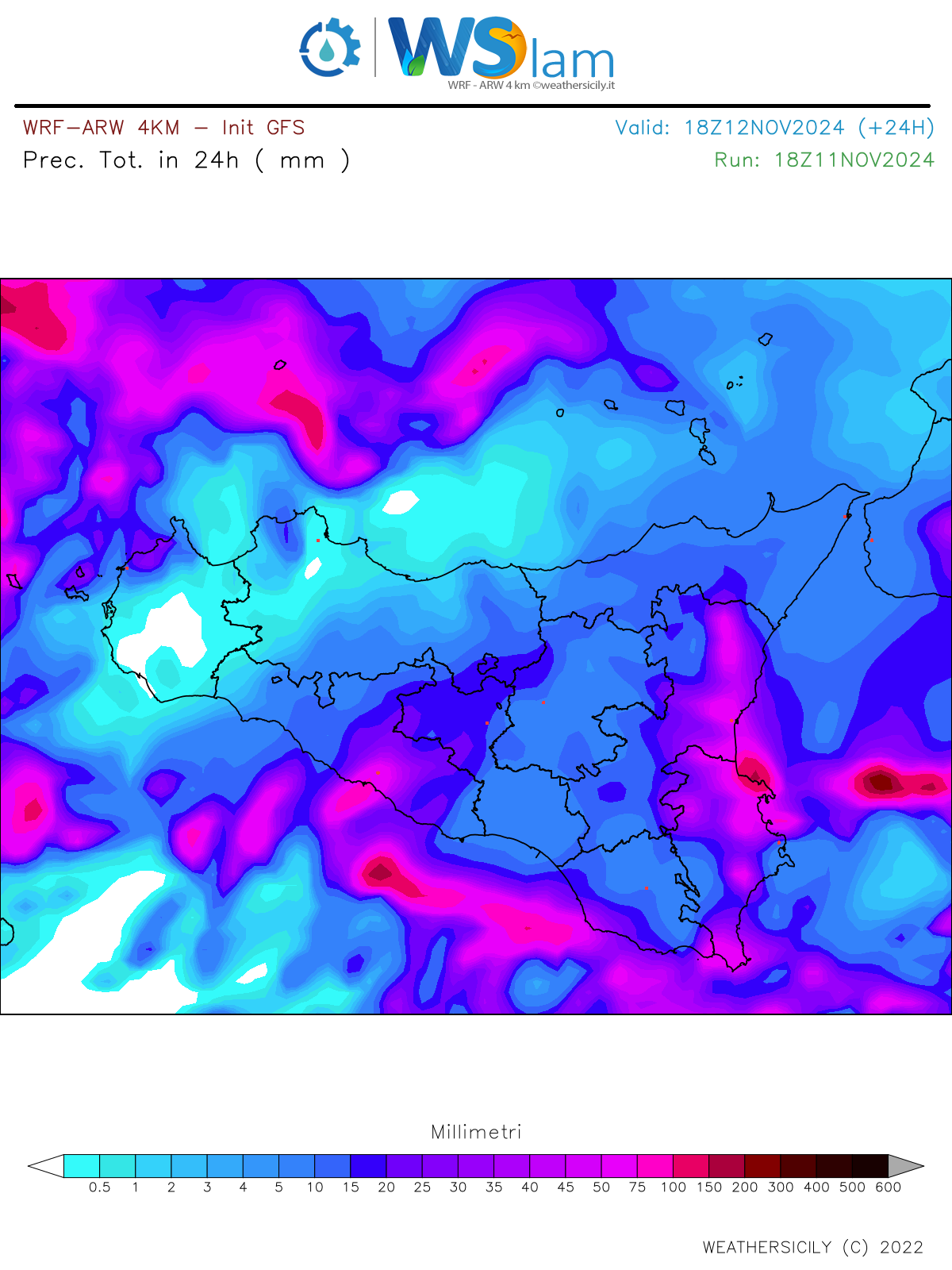 Meteo Sicilia: rischio nubifragi tra catanese, messinese ionico e siracusano. La Protezione Civile lancia l'allerta rossa!