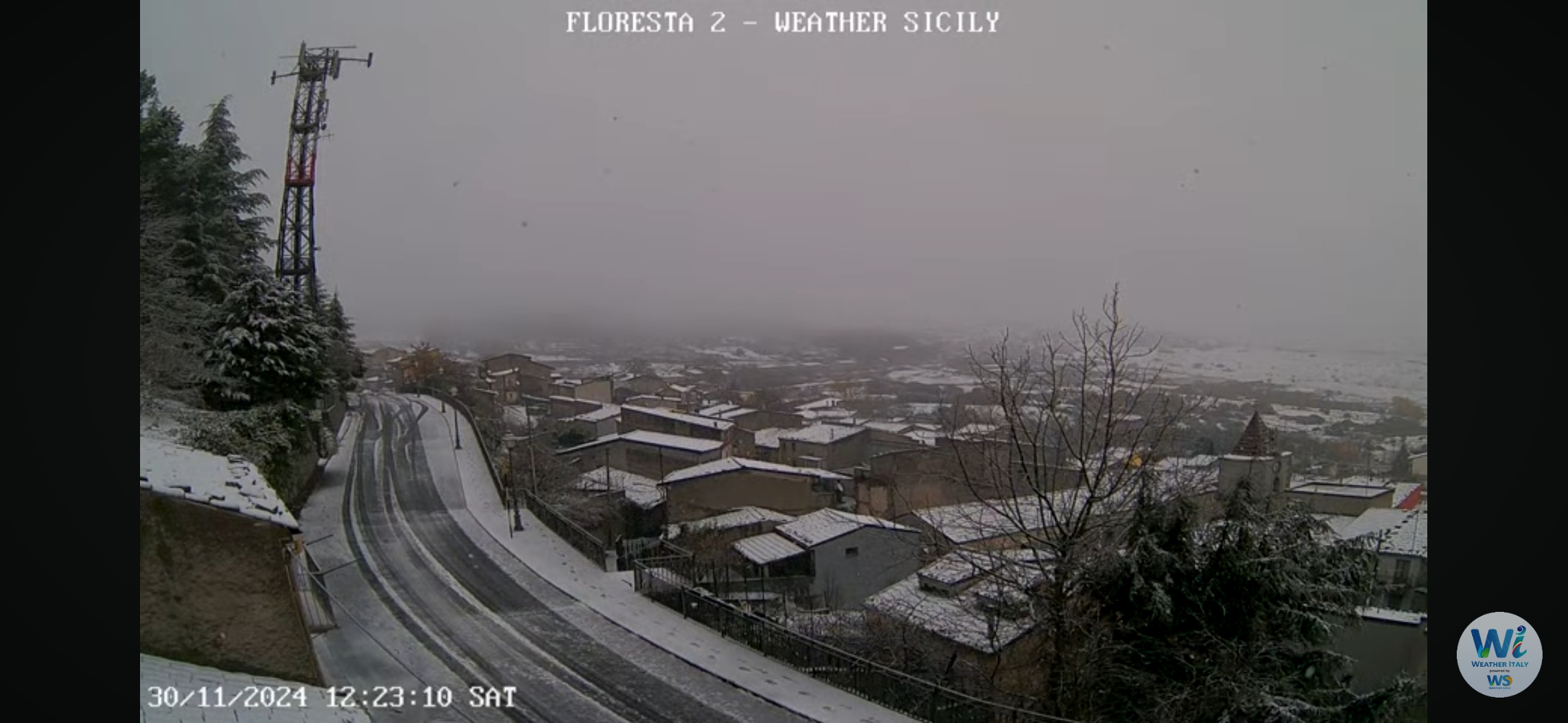 Sicilia: prima neve di stagione su Floresta, Nebrodi e Piano Battaglia