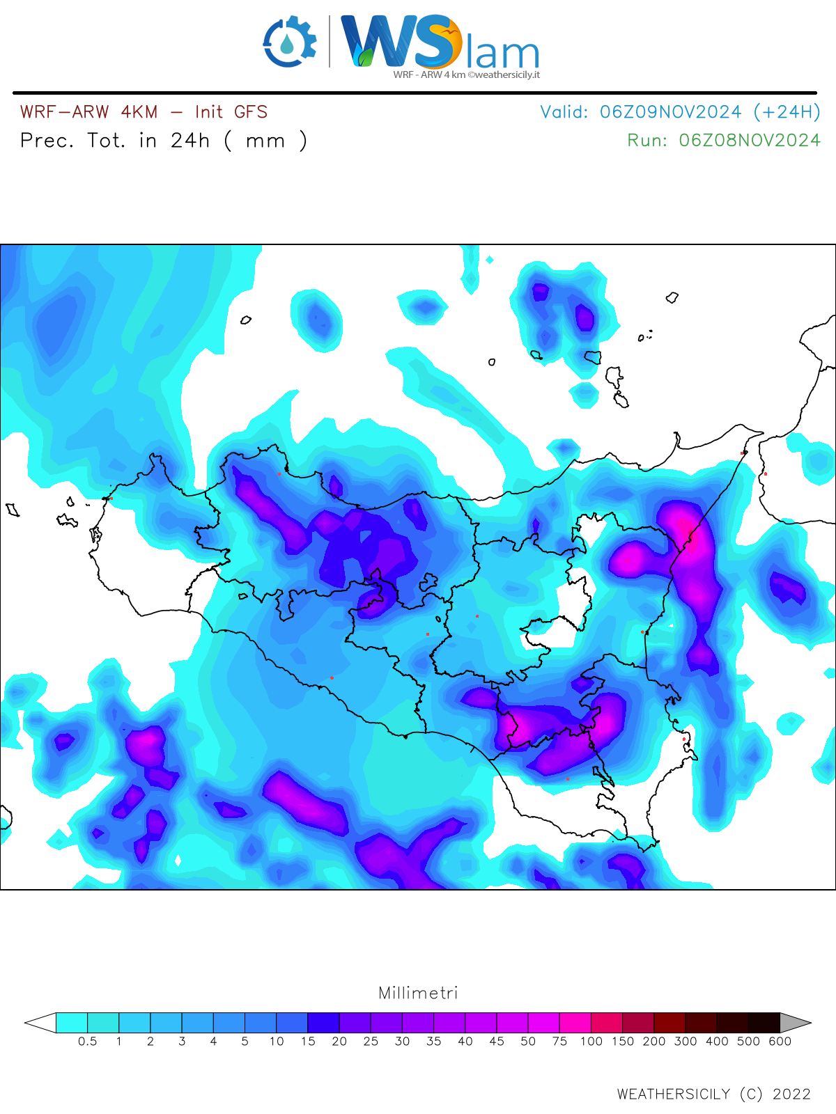 Meteo Sicilia: ancora piogge e temporali sparsi nel weekend