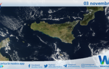 Meteo Sicilia: immagine satellitare Nasa di domenica 03 novembre 2024