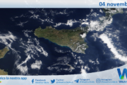 Meteo Sicilia: immagine satellitare Nasa di lunedì 04 novembre 2024