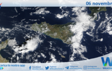 Meteo Sicilia: immagine satellitare Nasa di mercoledì 06 novembre 2024