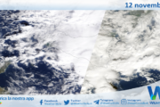 Meteo Sicilia: immagine satellitare Nasa di martedì 12 novembre 2024