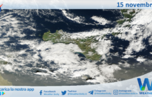 Meteo Sicilia: immagine satellitare Nasa di venerdì 15 novembre 2024