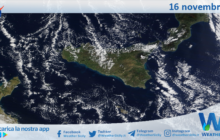 Meteo Sicilia: immagine satellitare Nasa di sabato 16 novembre 2024