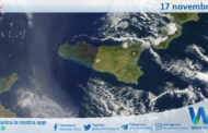 Meteo Sicilia: immagine satellitare Nasa di domenica 17 novembre 2024