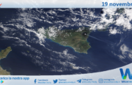 Meteo Sicilia: immagine satellitare Nasa di martedì 19 novembre 2024