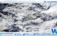 Meteo Sicilia: immagine satellitare Nasa di giovedì 21 novembre 2024