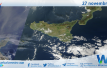 Meteo Sicilia: immagine satellitare Nasa di mercoledì 27 novembre 2024