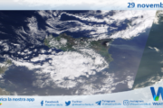 Meteo Sicilia: immagine satellitare Nasa di venerdì 29 novembre 2024