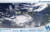 Meteo Sicilia: immagine satellitare Nasa di venerdì 29 novembre 2024