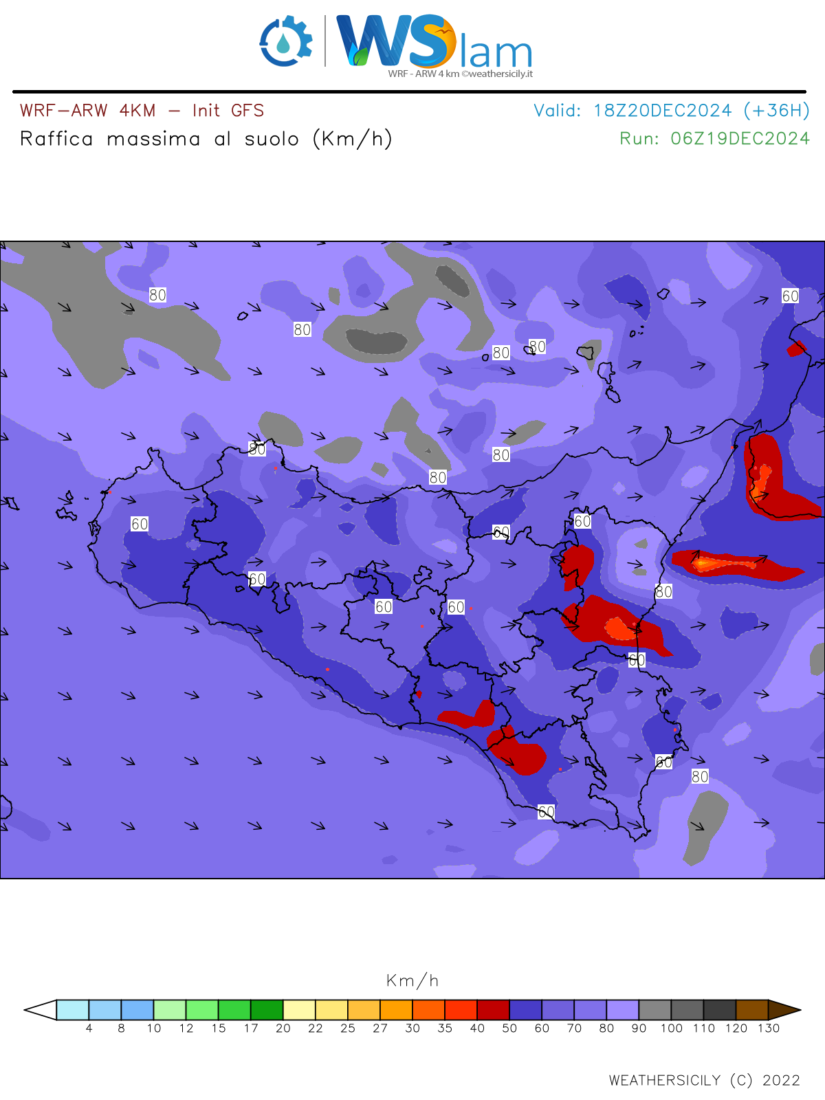 Meteo Sicilia: Tempesta di vento, intense mareggiate e piogge in arrivo!