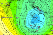 Meteo Sicilia: Piogge, venti forti, temperature in calo e neve in montagna. Tutti i dettagli