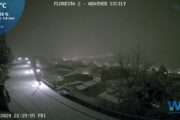 Sicilia: serata tempestosa in atto! Forti venti, grandinate e neve in montagna