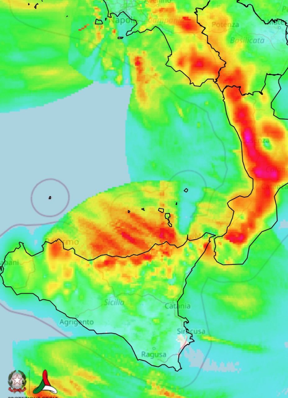 Sicilia: ancora freddo, grandinate, venti forti e neve in alta collina