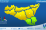 Meteo Sicilia: bollettino di allerta meteo per domani, lunedì 23 dicembre 2024