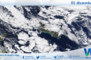 Meteo Sicilia: immagine satellitare Nasa di domenica 01 dicembre 2024