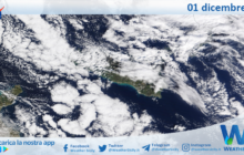 Meteo Sicilia: immagine satellitare Nasa di domenica 01 dicembre 2024