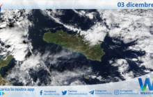 Meteo Sicilia: immagine satellitare Nasa di martedì 03 dicembre 2024