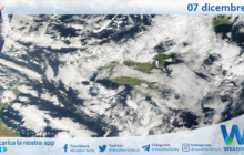 Meteo Sicilia: immagine satellitare Nasa di sabato 07 dicembre 2024