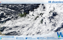 Meteo Sicilia: immagine satellitare Nasa di domenica 08 dicembre 2024