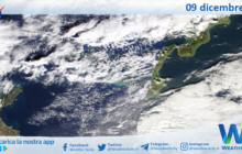 Meteo Sicilia: immagine satellitare Nasa di lunedì 09 dicembre 2024