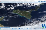 Meteo Sicilia: immagine satellitare Nasa di mercoledì 11 dicembre 2024