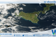 Meteo Sicilia: immagine satellitare Nasa di giovedì 12 dicembre 2024